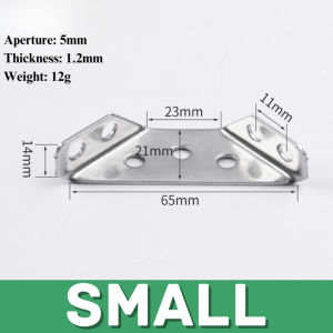 Universal Furniture Corner Connector Triangle Support Frame Steel Angle Connector Braces Joint Angle Code Cabinet Table