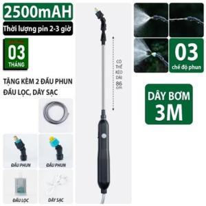 Bình xịt tưới cây điện 5L/8L/13L Bình xịt điện tiện lợi tại nhà Bình tưới cây ba lô