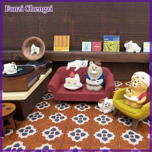 Fanzi Mô phỏng ghế sofa nhỏ đồ chơi mô hình đồ nội thất cho nhà búp bê trang trí