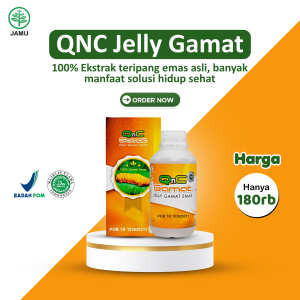 Qnc Jelly Gamat Asli Original (Resmi) Ekstrak Teripang Emas Terlaris - Bukan Gsc Jely Gammat Qmc Jeli Gamat Gold G 500 Gnc Jelli Jelly Gamet Luxor Herbal Multikhasiat Mengobati Segala Macam Penyakit
