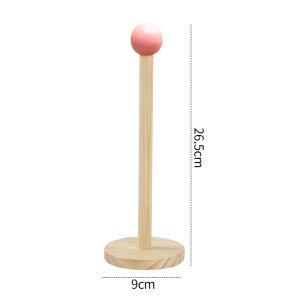 Dây buộc tóc bằng gỗ Trẻ em Dây cao su Phụ kiện dây buộc tóc Đa năng Giá lưu trữ Kệ trưng bày cho phòng khách Dễ dàng lắp ráp