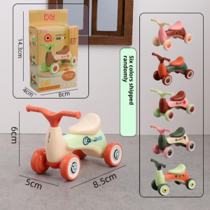 OKKFINE Simulation Mini Plastic Scooter Dolls House Random Balance Car Doll House Decoration Miniature