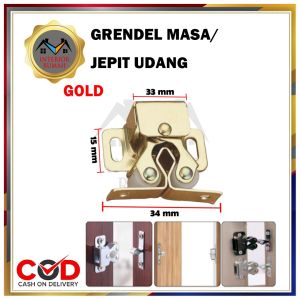 JEPIT UDANG / Capitan Lemari KLIK 3 warna TERMURAH ekonomis kuat awet kunci laci (Isi 5 Pcs)