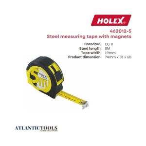 Holex Steel Tape Measure with magnets