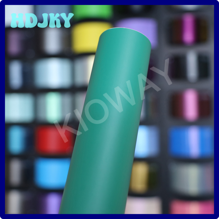 HDJKY Top Quality Super Matte Pine Green Vinyl Wrap Matte Green
