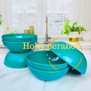 6 Pcs Mangkuk melamin bulat ramen tebal bulat bakso dan seblak tahan panas