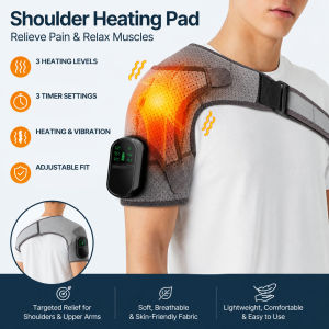 Heat Therapy Shoulder Brace Adjustable Shoulder Heating Pad For Frozen Shoulder Bursitis Tendinitis Strain