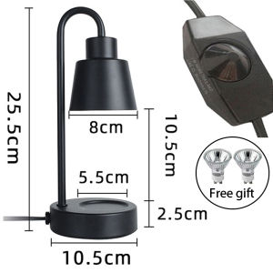 LED Melting Wax Lamp christmas lights Aluminum Alloy Candle Warming Lamp Dimmable Timing Candle Melt Heater with Light Bulb Aromatherapy Atmosphere Lamp Applicable to Room Office Restaurant etc.