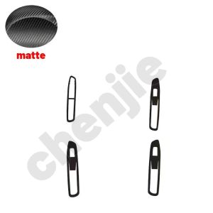 For Ford territory 2024 2025 2nd Generation Carbon Fibre Car doors and windows Glass Lift Control Switch Panel Cover Trim Car Center Console Gear Shift Sticker interior accessories