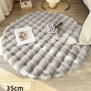 SHIRUI Non-Slip Bottom Cat Mat Round Insulation Feature Pet Cushion Pad  Washable Dog Bed Sleeping Pads