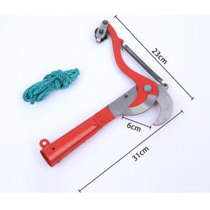 กรรไกรตัดแต่งกิ่งไม้ วัสดุ: เหล็กแมงกานีส สำหรับการตัดแต่งกิ่ง / การตัดแต่งกิ่งสูง - วัสดุทำจากเหล็กคุณภาพสูงแข็งแรงและทนทาน - คุณต้องเตรียมด้ามไม้ด้วยตัวเอง