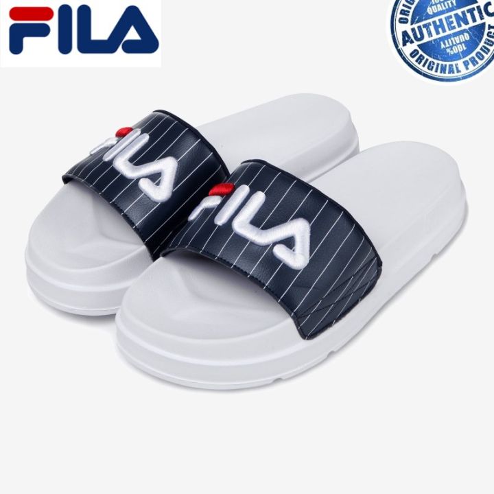 Fila drifter best sale slides white