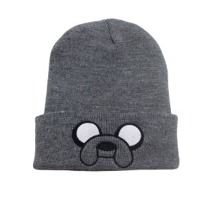 RA RA Adventure Time Jake The Dog Knit Hat Autumn and Winter Outdoor Warm Woolen Cap Soft and Warm Hat Gift For Kids AR AR