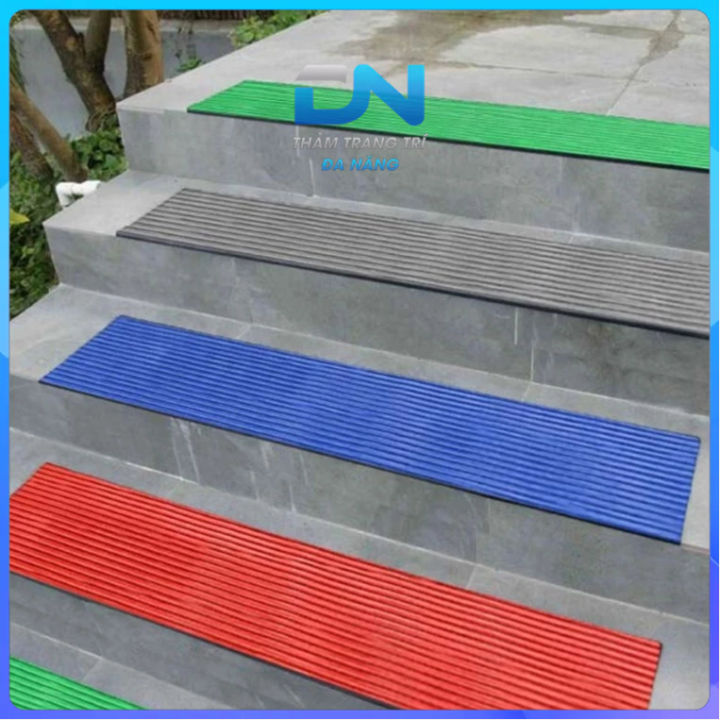 Tấm nhựa chống trượt cầu thang cao cấp đủ màu, siêu bền (60cm x 20cm ...