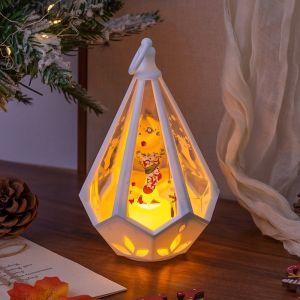 CYI47 Luminous Christmas Decoration Night Light Portable Light Up Glow Light Toy Decorative Ornament Cute Halloween Night Light Indoor