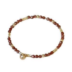 Stylish Healing Stone Bracelet for Women Adjustable Handmade Beaded Wristchain Accessories Everyday Wear