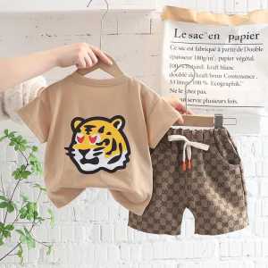Baju Setelan Anak Cowo LEOPARD 1-4 Tahun Enziokids Berkualitas