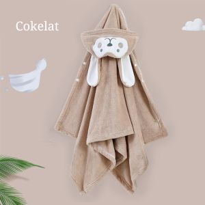 COD Handuk Bayi anak/handuk baju mandi anak bayi lembut nyerap Kain bulu karang Serbaguna jubah mandi kantong tidur selimut