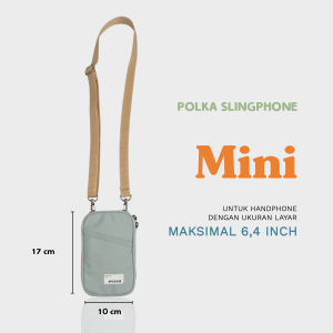 Evroa Polka Sling Phone - Light Grey