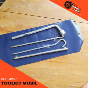 Set Kunci Roda Mobil 19 mm Pemutar Dongkrak & Tas Cover Dongkrak Mobil