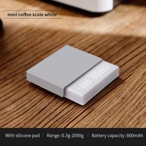 BINCOO Coffee Electronic Scale Mini Smart Italian Hand Brewing Time Coffee Electronic Scale Special Coffee Scale Coffee Utensils