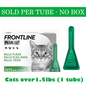FRONTLINE Plus Flea & Tick Treatment for Dogs (Per Vial) Repellent Anti-Flea Anti-Itching frontline for dogs and cats