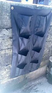 pot kantong tanaman dinding kantong 8 / wall Planter / pot hias / pot gantung / vertical garden/ tanaman gantung