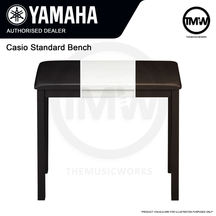 Casio CB-7 Standard Piano Bench Black White Brown Premium High
