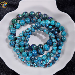 Graduation Grade Blue Chrysocolla Bracelet