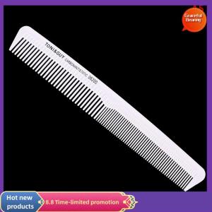 Graceful 1PC Professional Hair Comb White Carbon Fiber Hairdressig Cutting Comb Anti Static Haircut Coloring Tools Barber Styling Tool