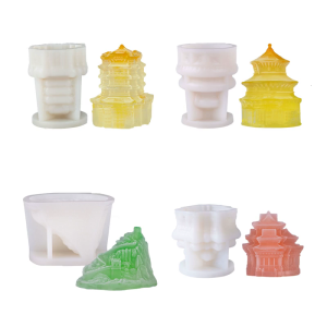 Landmark Building Shape Ice Mold Ice Tray Grade Silicone Ice Maker Mold for Whiskeys Drinkers and Bartenders