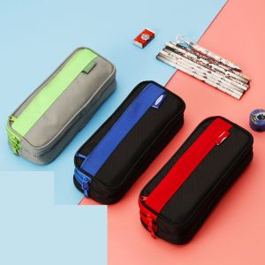 IIE Boys Multi-Function Office Supplies Schools Supplies Storage Box Travel Wallet Cosmetic Bag Pencil Bag Twill Pen Box Stationery Storage Pencil Case Pen Bag