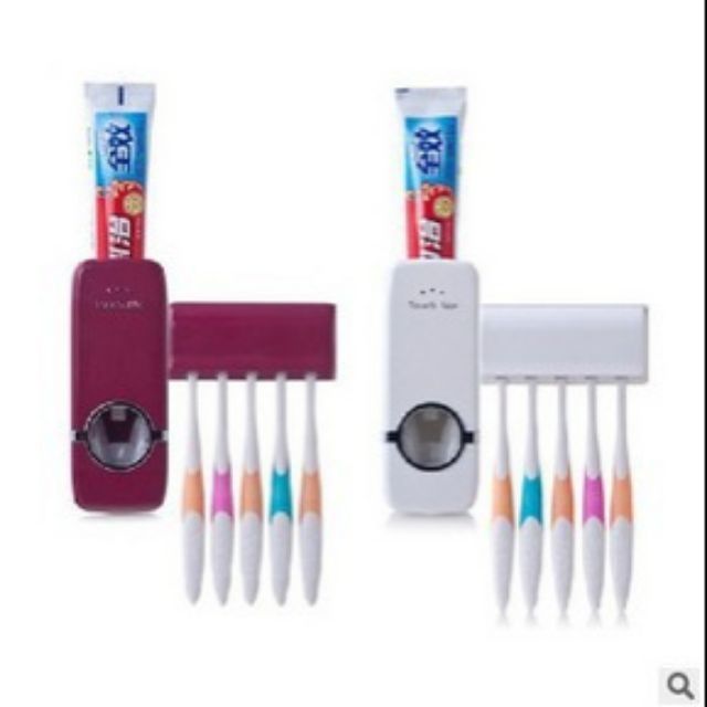 Toothpaste Dispenser With Toothbrush Holder Lazada PH