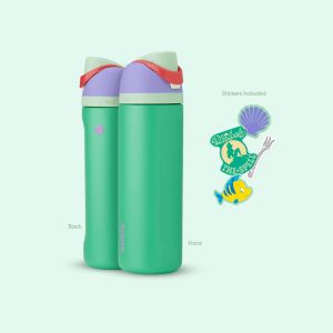 🎁FREE GIFT 🎁 Owala Disney Princess Series - FreeSip Insulated Stainless Steel Water Bottle with Straw BPA-Free 24oz