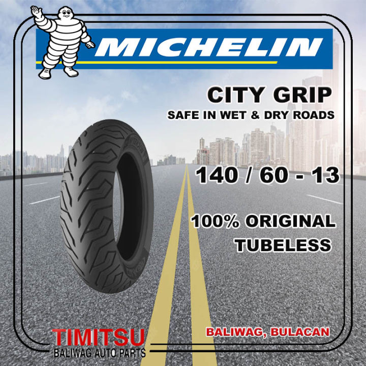 140 60 13 14 60 R13 MICHELIN CITY GRIP TUBELESS Lazada PH