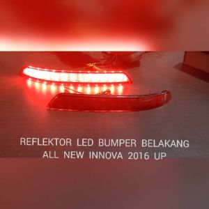 Lampu LED Reflektor Bumper Belakang Mobil All New Innova 2016 up Model Original