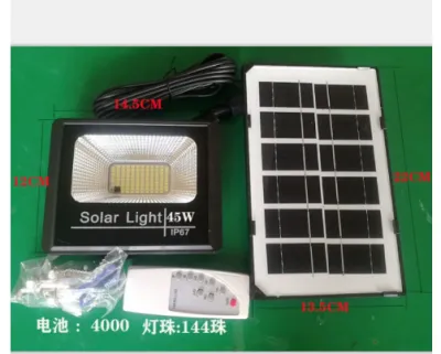 Local delivery Outdoor Solar Light Household IP65 Waterproof High-power Super Bright Flood Light With Remote Control For Garden Patios