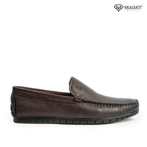 Giày lười nam MULGATI Classic Moccasin da trơn - 7590A-18