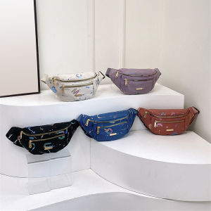 QNQN 2025 ผู้หญิงฤดูร้อนใหม่กระเป๋าสะพายหน้าอกแฟชั่น Crossbody กระเป๋าอกไนล่อนกระเป๋าสบายใจสตรีสไตล์ใหม่แนวโน้มฤดูร้อนกีฬาทั้งหมด กระเป๋าเอว