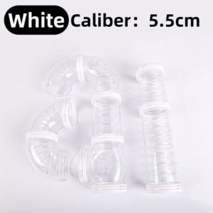 DIY Hamster Exersise Tunnel Tube Set 5.5cm Expandable Hamster Cage Accessories Small Pet Toy