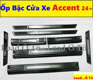 Ốp Bậc Cửa Nẹp Bước Chân Carbon Xe Huyndai Accent 2026-18 Mẫu Vân Carbon Cao Cấp Sẵn Keo Dán 3M