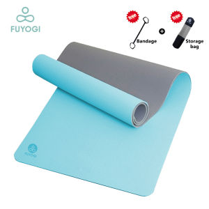 FUYOGI 80CM Widen Yoga Mat Non-Slip for Workout Exercise Sports Fitness TPE 8MM Mat