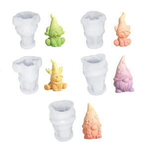 High Quality Silicone Display Decoration Mold For DIY Heart Star Gnome Ideal For Resin Plaster And Crafts