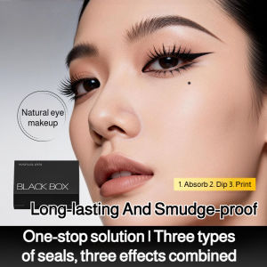 3 In 1 Eye Makeup Stamp Kit Easy Apply Eyeliner Stamp One Stamp Application Beginner Friendly Eye Makeup Tool Cosmetics Beauty Accessory