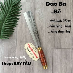 Dao chặt xương chặt gà vịt dao chặt cây chất thép chuẩn