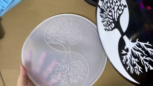 Tree Ornament Crafts Silicone Mold Epoxy Casting Tool Making Resin Diy Craft Home Decoration