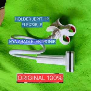 H78 HOLDER JEPIT HP FLEXSIBLE ORI 100% Stand Handphone Lazy Pod Arm Tripod Desk Meja Klip Lazypod Portable KUAT KOKOH MENAHAN PENYANGGAH FLEXSIBEL  1. Kuat dan kokoh menahan handphone 2. Berbahan besi DAN ABS dan lentur sehingga tidak mudah patah handphon