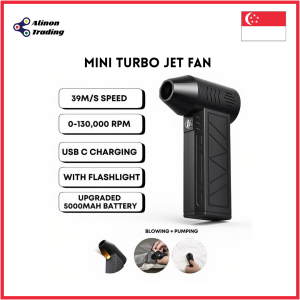 🔥SG SELLER 🔥Cordless Mini Electric Jet Fan Blower Air Duster Rapid Air