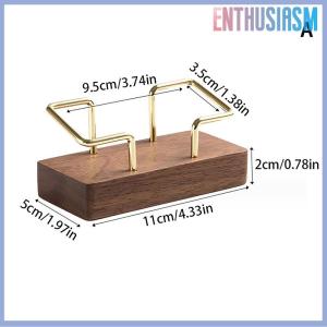 【Enthusiasm】🌟🌟【Hot Sale】🎈 Business Card Holder Organizer Office Desk Display Stand Memo Counter Accessories Tabletop Shelf Home Wooden Card Holder Storage