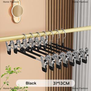[COD] Home Fashion 1pc Metal Hanger With Clip Non-Slip Pants Rack Home High-Quality Color Hangers